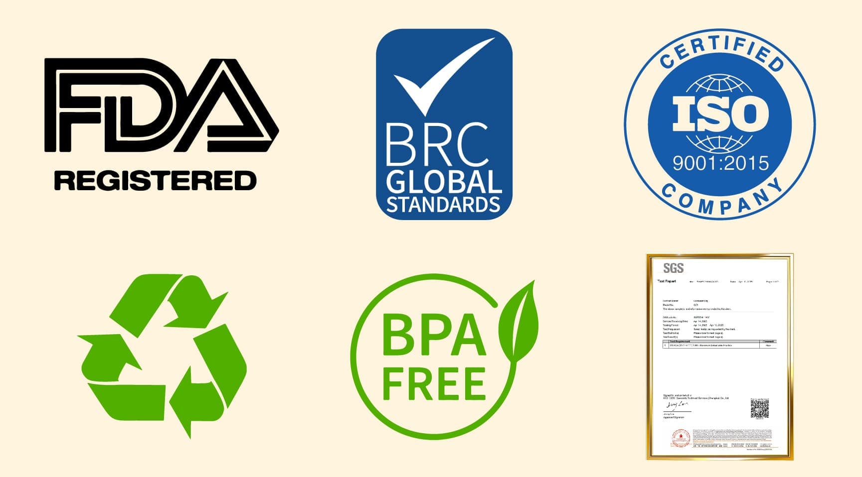 Certified, Safe & Sustainable